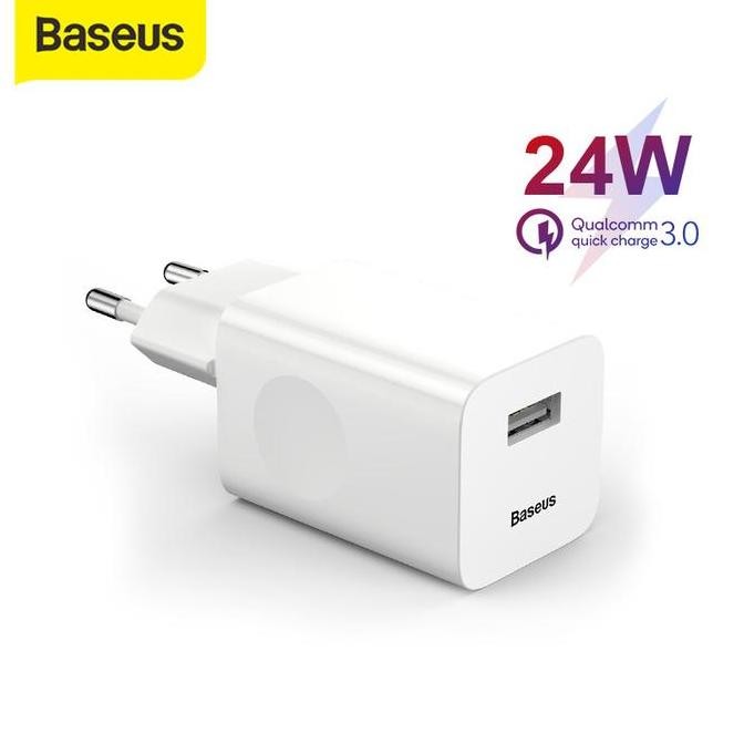 KEPALA CHARGER BASEUS 24W QUICK CHARGER QC3.0