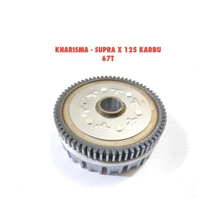 RUMAH KAMPAS KOPLING KOMPLIT GIGI SEKUNDER KHARISMA SUPRA X 125