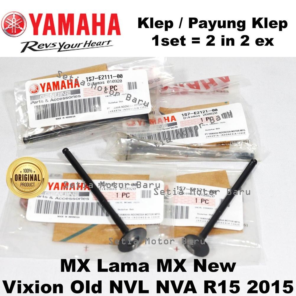 Klep Valve Payung Klep Motor Jupiter Mx Old Mx New Vixion Old NVL R15 150cc Asli Yamaha