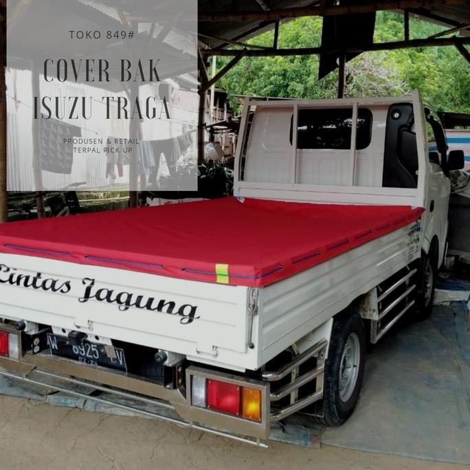 cover bak pikup terpal mobil pick up khusus isuzu traga pik up