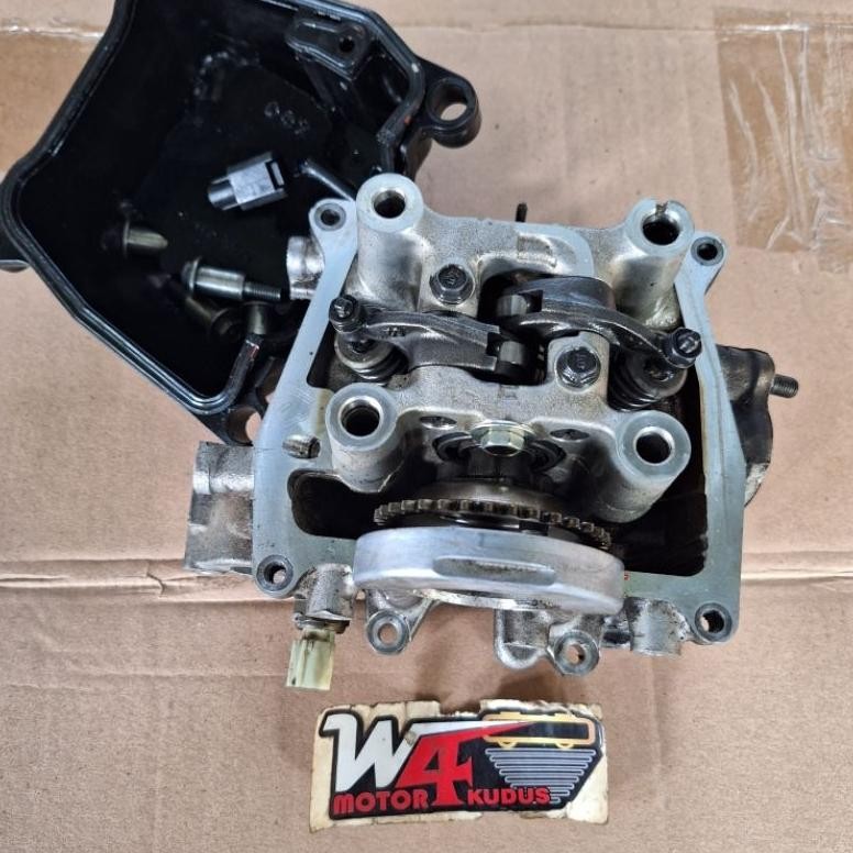 BLOK HEAD NOKEN AS PER KLEP PELATUK DEKSEL MESIN ALL NEW VARIO 125 PNP VARIO 125 OLD VARIO 125 ORIGI