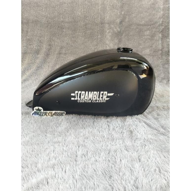 Tangki cat custom tangki motor japstyle bober Bratcafe Bratstyle Scrambler Caferacer Tiger Scorpio B