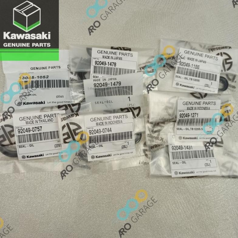 Paket set lengkap fullset seal sil karet mesin bawah Ninja R RR SS old new 150 Original 13045-1052 9