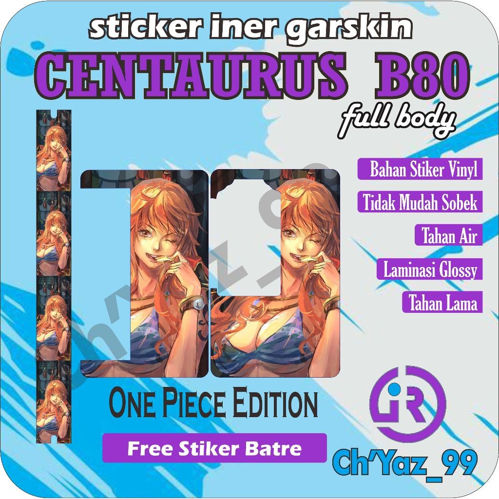 

Promo2pcs - Vynil Gloosy One Piece B80 Iner Lengkap 15 Garskin Stiker/not Case Premium Quality CustomCOD
