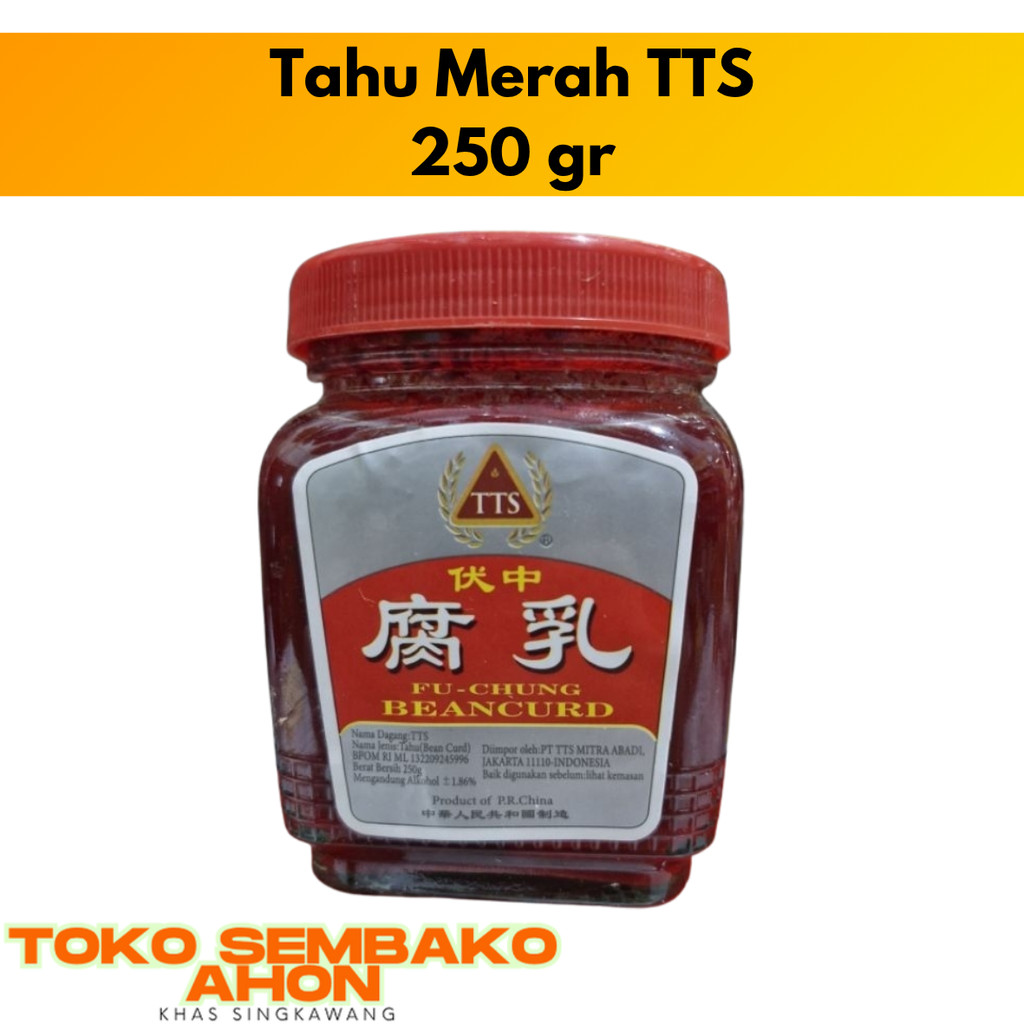 

Tahu Merah TTS 250 gr | Fu Chung Beancurd Tahu Bean Curd FuChung 250gr / Tahu Fu Chung 250g / Tahu Kering Kalimantan / Tahu Asin Non Halal