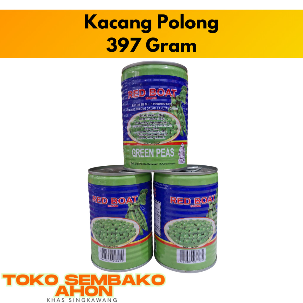 

Kacang Polong Mamata Brand 397 Gram | Green Peas Kaleng Mamata