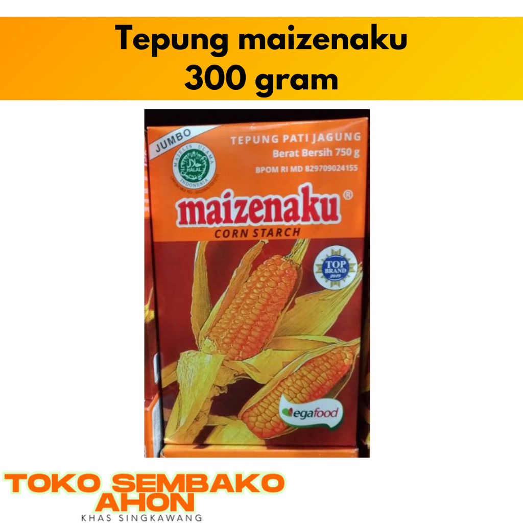 

Tepung Maizenaku 300 Gram | Tepung Pati Jagung Maizena 300gr