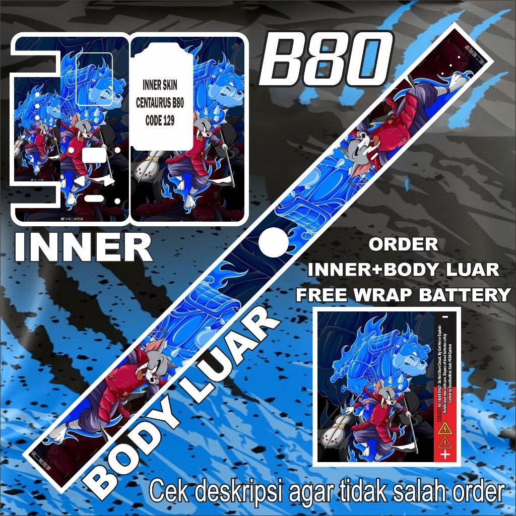 

Promo2pcs - Stiker B80 129 Garskin Stiker/not Case Premium Quality CustomCOD