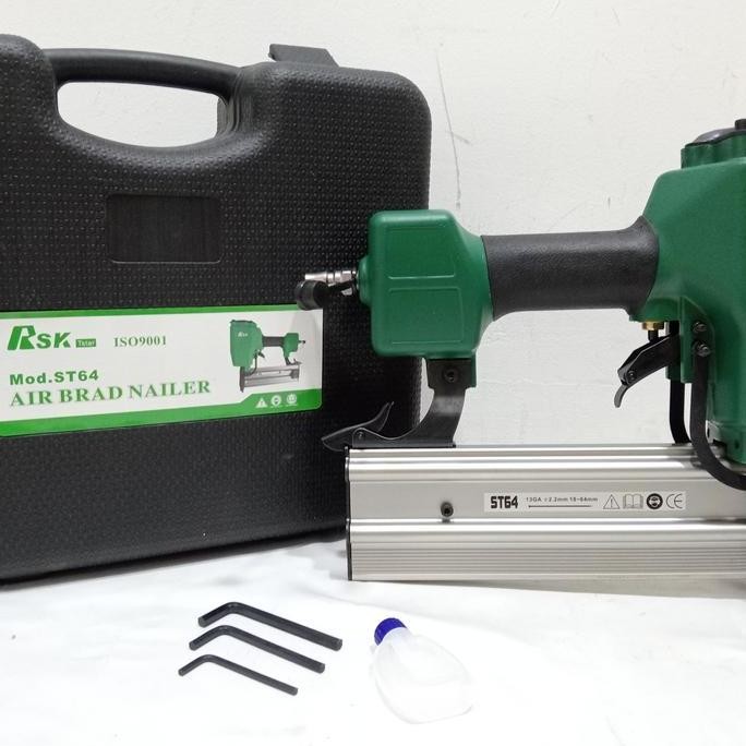 

Promo AIR NAILER GUN ALAT PAKU TEMBAK BETON MRRK RSK type ST64 CONCRETE STAPLES ANGIN ST64 COD