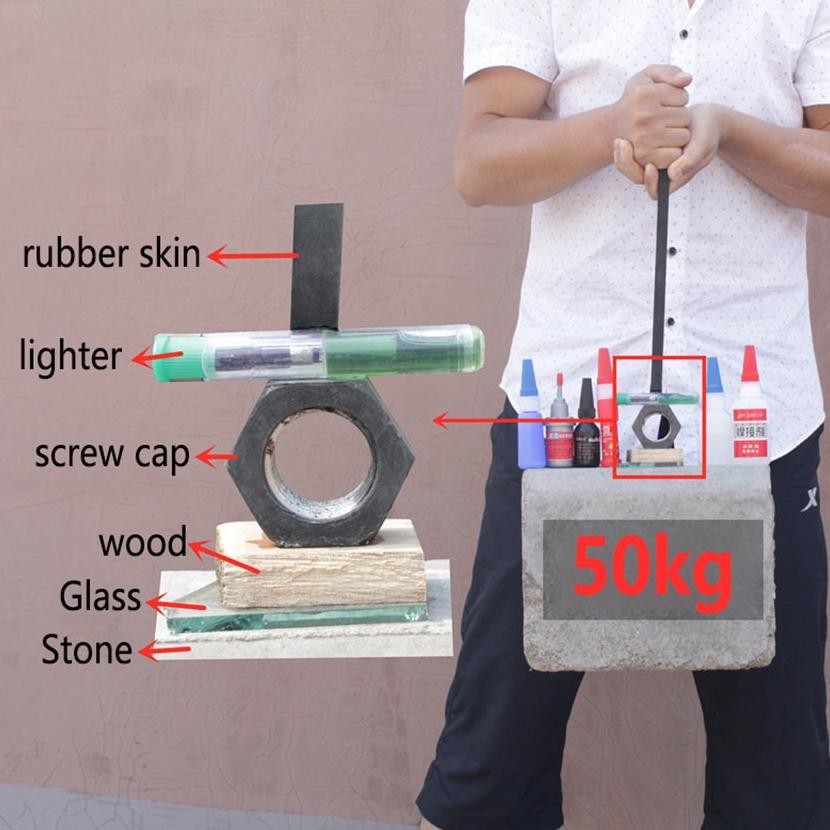 Trend - 50G Lem Super Kuat Tahan Air Multifungsi Untuk Kaca/ Plastik / Metal / Kayu / Keramik Lem La