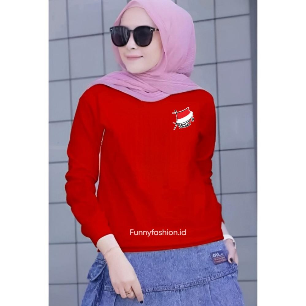 Flash Sale Baju Wanita Indonesia Merdeka - Baju Wanita 17 Agustus - Baju Wanita Edisi Kemerdekaan ,.