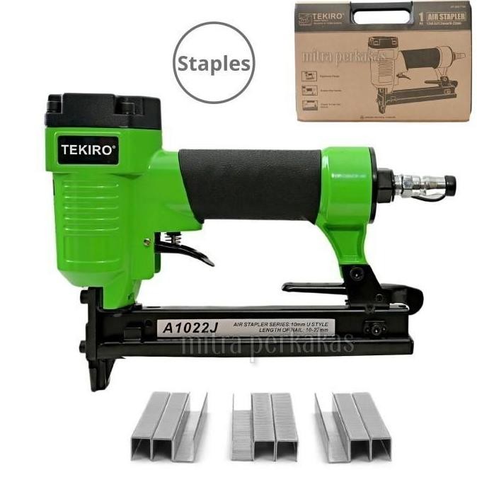 

Promo Tekiro 1022J Air nailer stapler Gun / Mesin Staples angin paku tembak COD