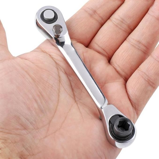 KUNCI SOK SHOCK GAGANG RATCHET MINI KECIL RACHET 1/4 INCH KUNCI PAS ORIGINAL DAN TERPERCAYA