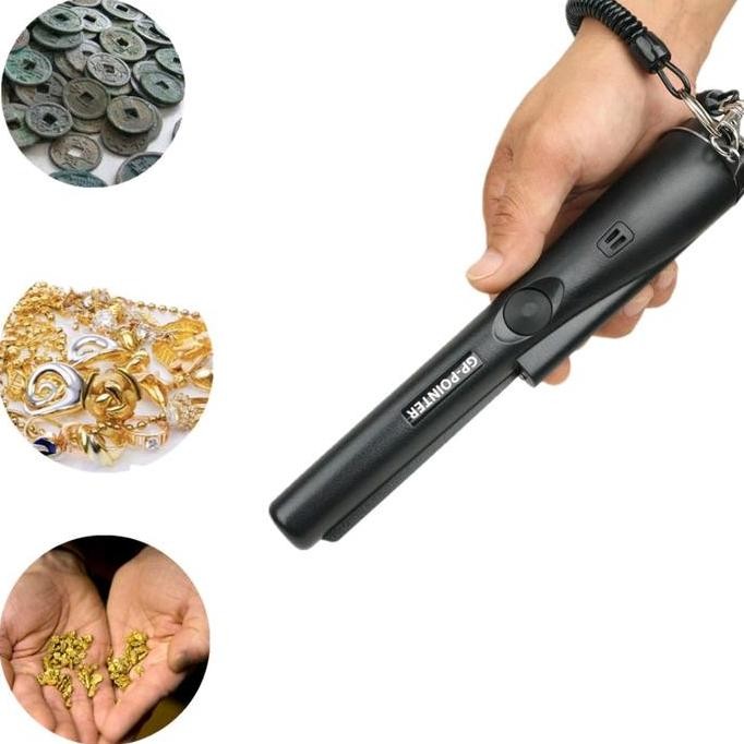 Alat detektor emas harta terpendam metal emas perak deteksi tahan air