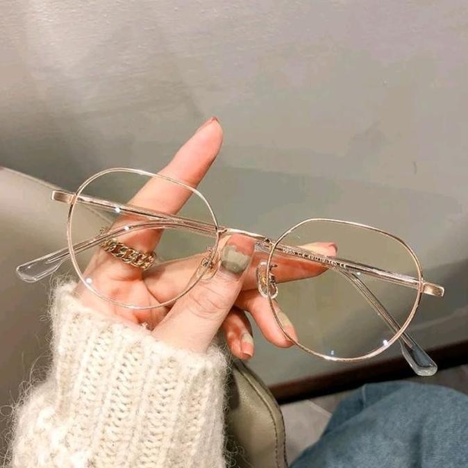 Kacamata Lensa Anti Radiasi Untuk Wanita Terbaru Eyewear Perempuan Polycarbonate Pink.