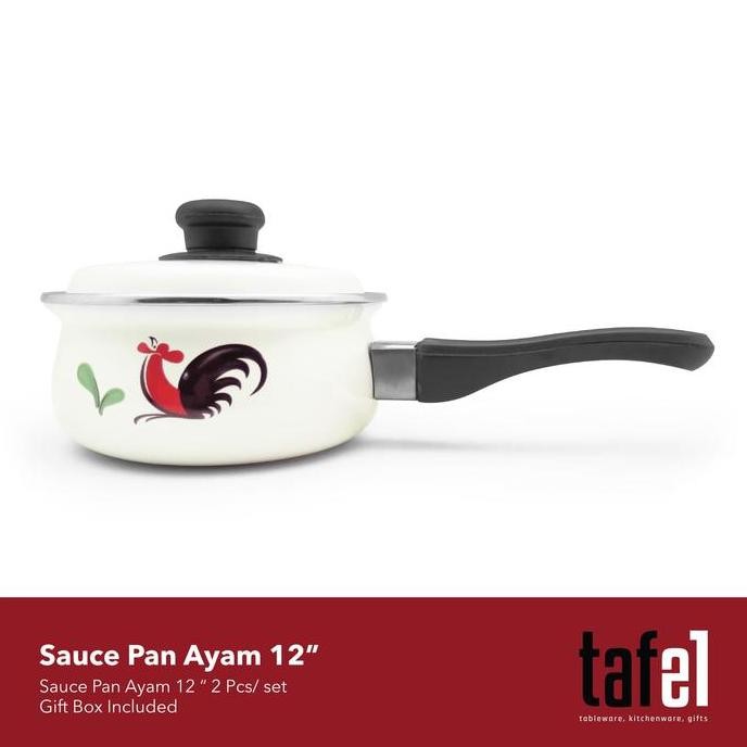 Sale Kedaung Panci Gagang Enamel Ayam Jago 16Cm + Tutup
