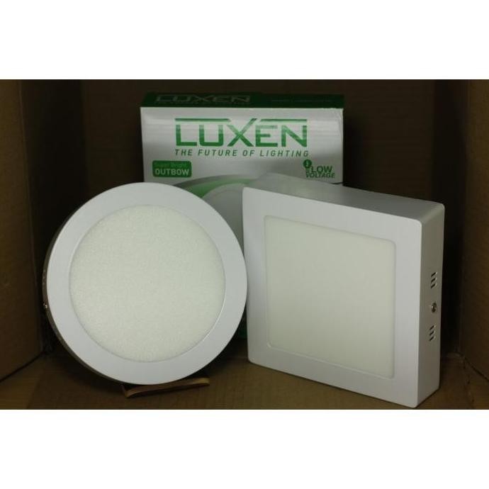 Lampu Led Panel Luxen / Downlight Led Luxen Panel 6W Bulat Outbow