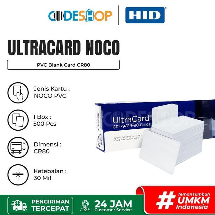 

Promo PROMO KARTU IDCARD HID ULTRACARD NOCO PVC COD