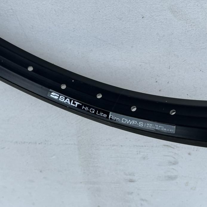 Part Sepeda Velg Bmx 20 Double Wall Salt Hi-Q Lite Rims Dwp-S 406 Hitam Race 36H