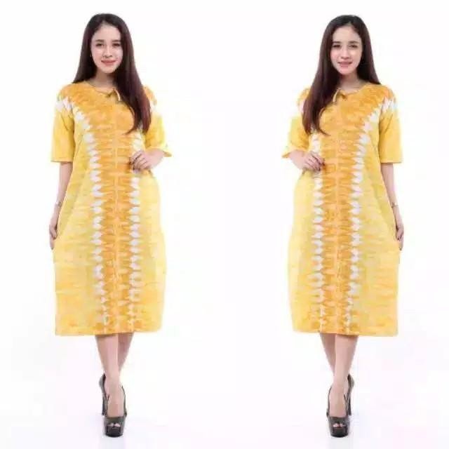 DWF OneSet Tunik Aleena Polo Linen Celana Kancing