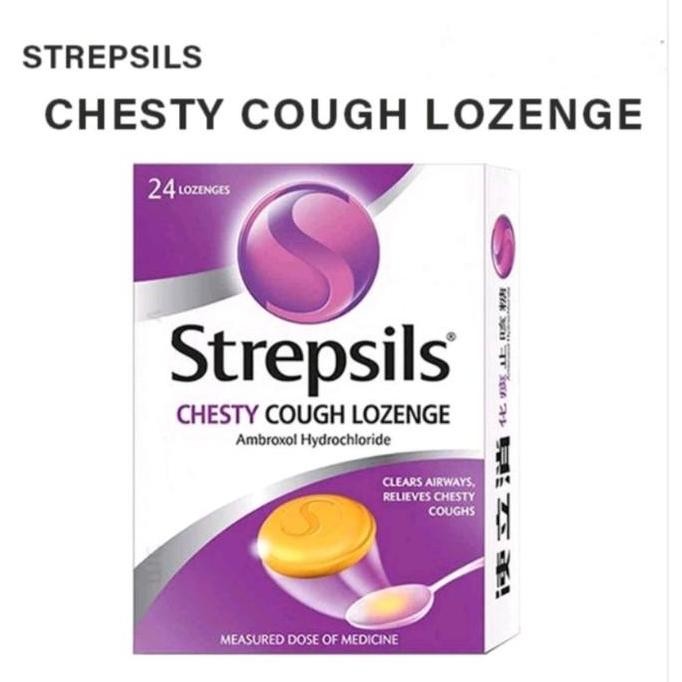 

TERMURAH - Strepsils Chesty Cough 24 Lozenges