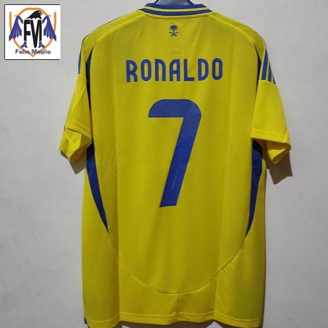 TERLARIS - Jersey Al Nassr Home 24/25 #7 RONALDO Stadium Original Murah