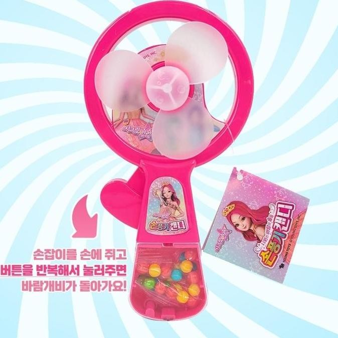

[1Pcs]Candy Secret Jouju Korea Permen Kipas