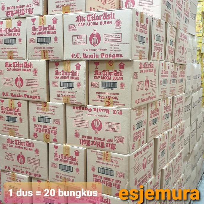 

Mie Telor Asli Cap Atoom/Atom Bulan LS