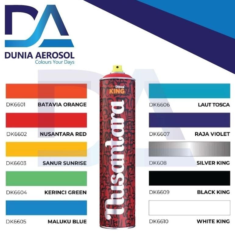 

DITON KING NUSANTARA 600ML GRAFITI CAT SEMPROT DiM