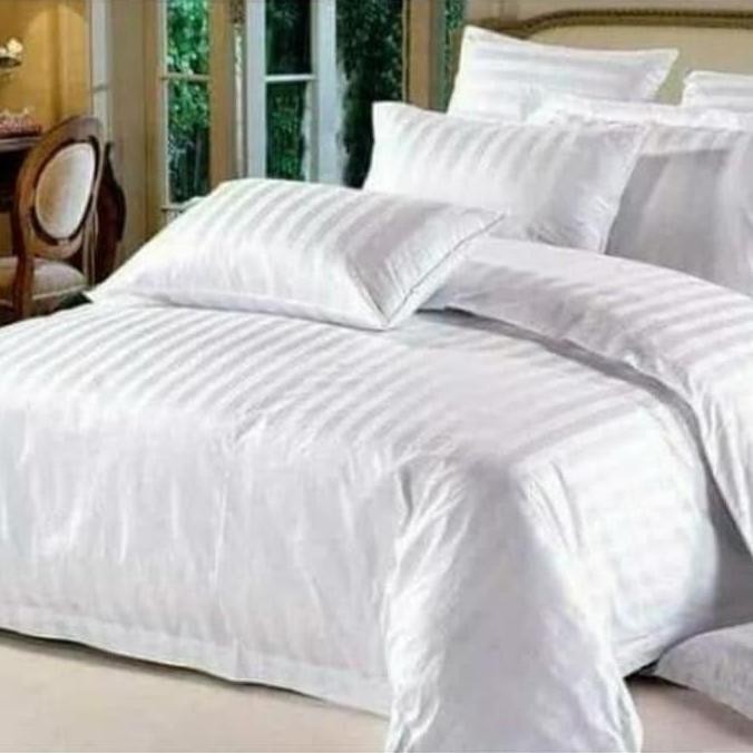 SPREI SET HOTEL KATUN LOKAL MINIMALIS SALUR PASTA
