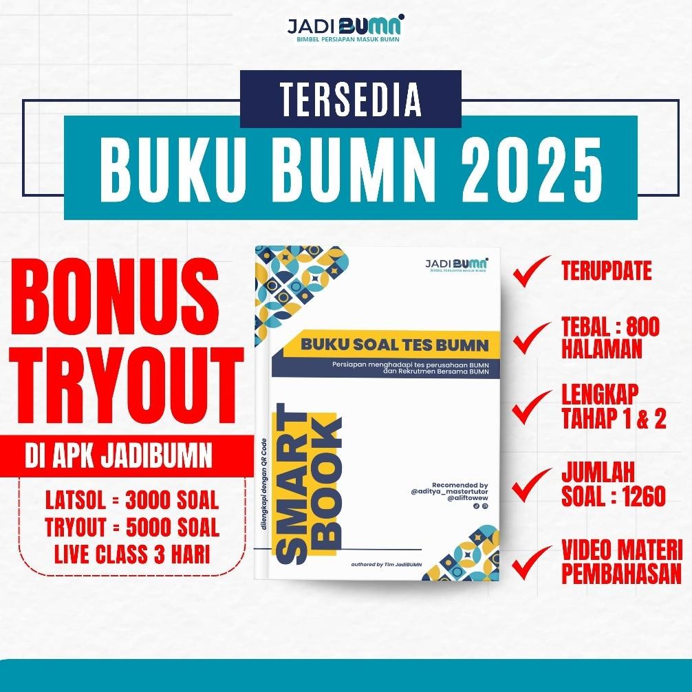 

BUKU SOAL TES BUMN - BUKU RBB BUMN 2025 DiM