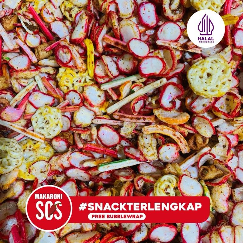 

1Kg | Kerupuk Seblak Mix Campur (Seblak, Beton, Rafael, Sotong) Berkualitas
