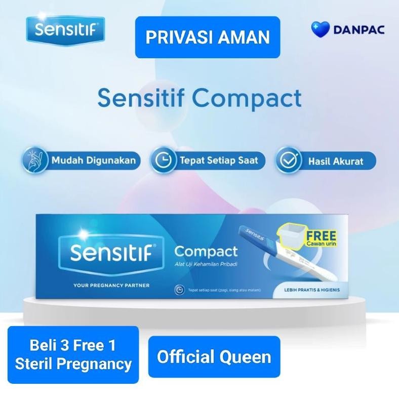 Testpack Test pack Tes hamil test kehamilan Tespek privasi aman Sensitif compact strip dan Uc alat t