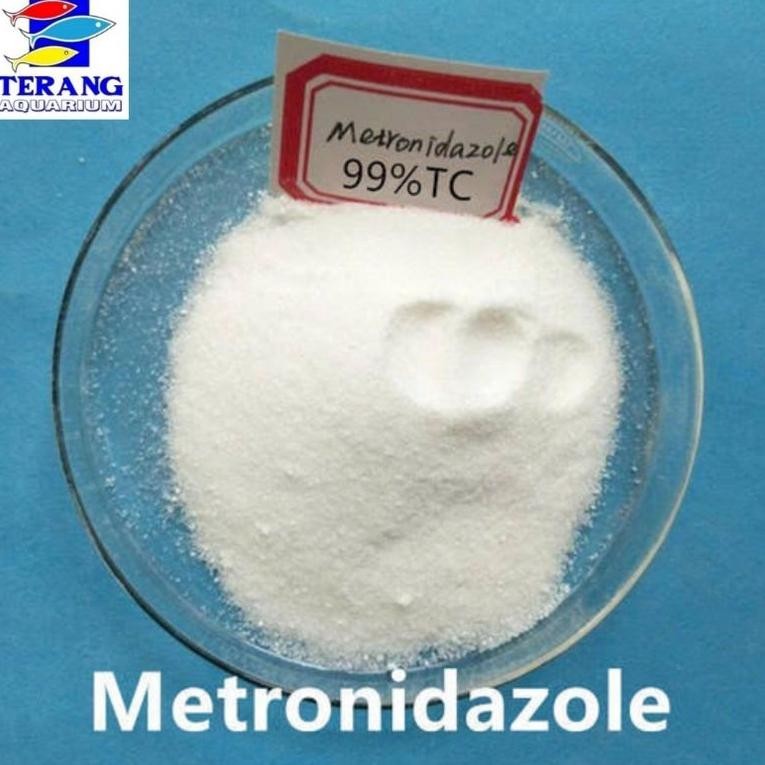 metronidazole bubuk obat ikan hias untuk bloating / sisik nanas dropsy / berak putih DiM