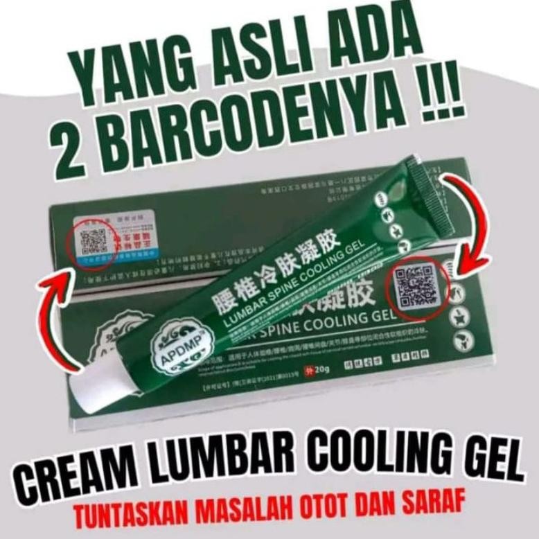 Lumbar cold compress Gel Salep Lumbar Original Lumbar Gel ready stock APDMP DiM