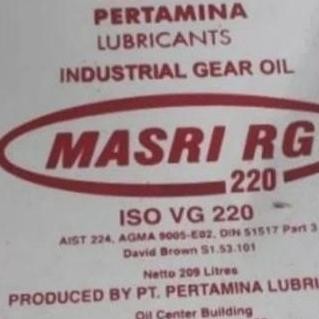 Oli Pertamina Masri Rg 220 Pelumas 209Liter