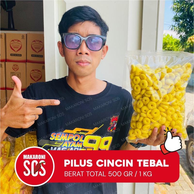 

Alen-Alen (500Gr) Snack Pilus Cincin Kuning Renyah Gurih Camilan Food Berkualitas
