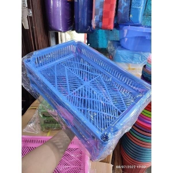 Rak Piring Plastik 3 Susun / Rak Piring Besar 3 Susun / Rak Serbaguna