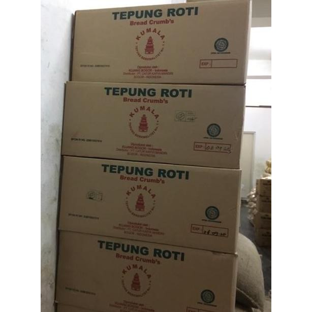 

Tepung Roti Kumala Dus / Bread Crumb ( 20 X 500Gr) /Tepung Roti Karton