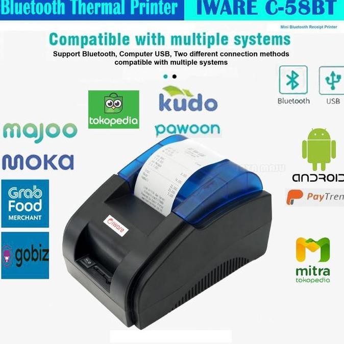 Printer Bluetooth Iware C-58Bt Support Ppob Bri - Paytren - Pawon New Stok