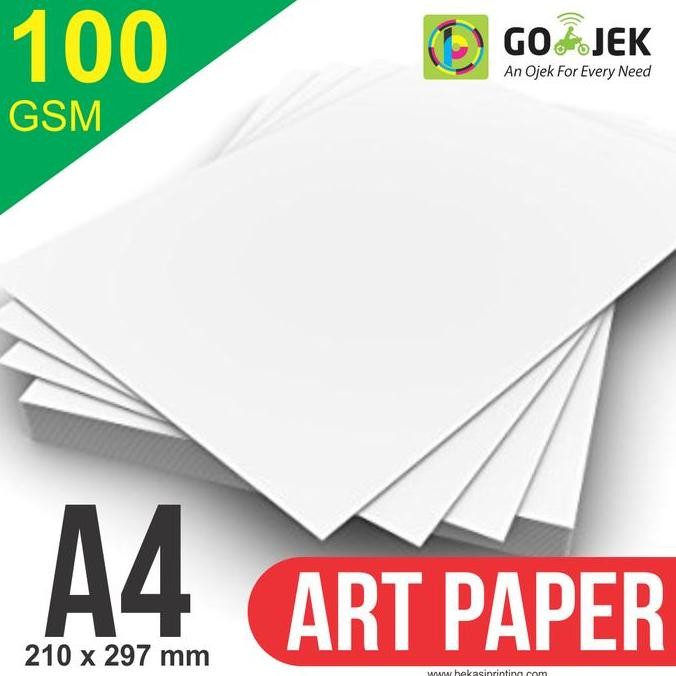 

new !!! Kertas A4 - Art Paper 100 GSM 1 RIM