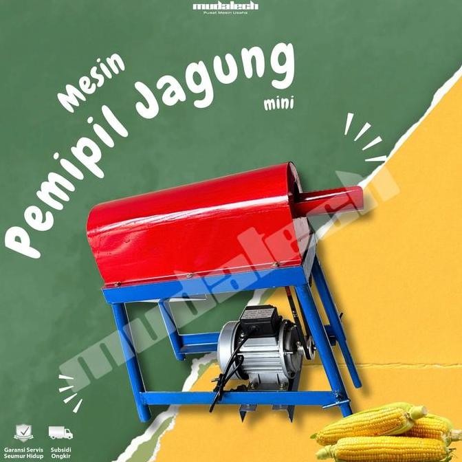 Mesin Pipil Pemipil Jagung Mini Perontok Jagung Dinamo