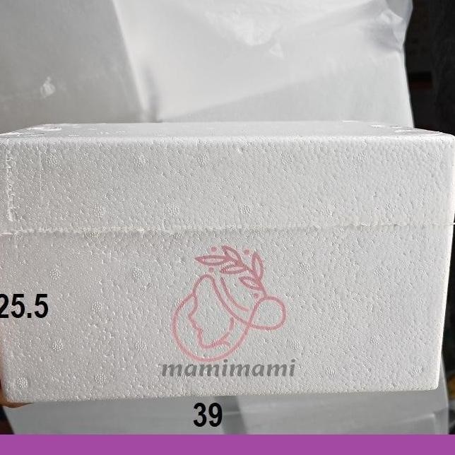 new  Sterofoam Box 5kg Kotak Fish Styrofoam Gabus Box Ikan 39x25x16 Bandung