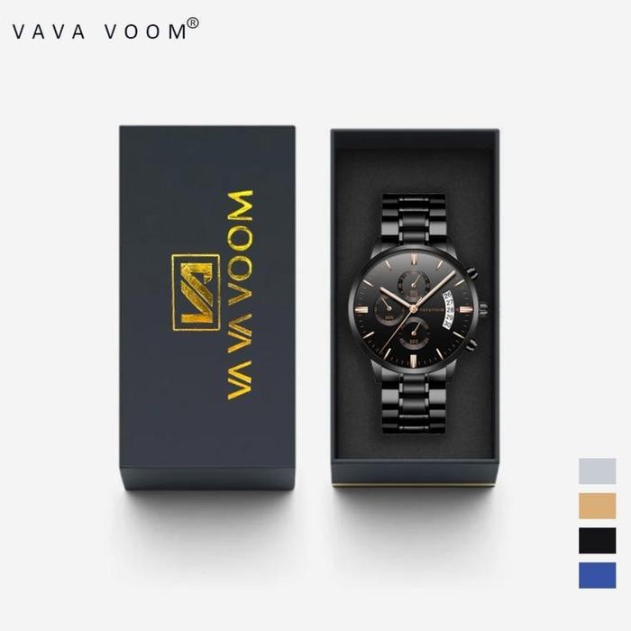 AT Jam Tangan Pria VAVA VOOM 100% Original Kronograf  214 hadiah watches