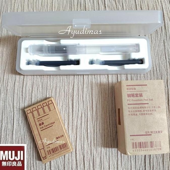 

Muji PC Fountain Pen Set - pena