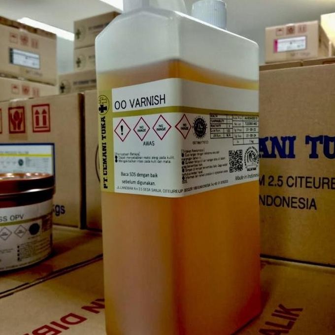 NEW Tinta cetak Cemani Toka , OO VARNISH ( pengencer tinta )
