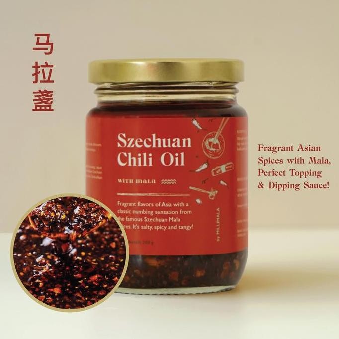 

Szechuan Chili Oil - Mala Chilli Oil by Millimala