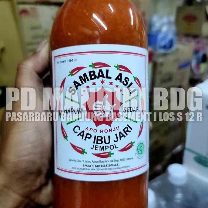

CAP IBU JARI SAMBAL ASLI 600 ML