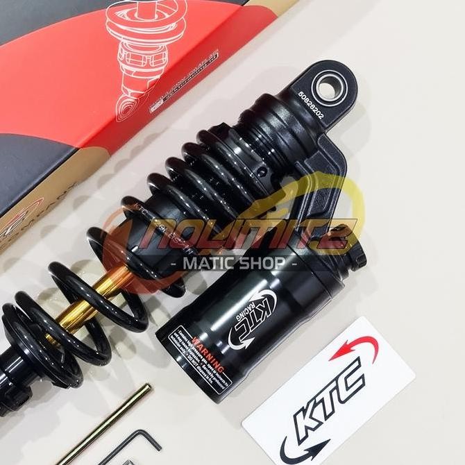 new Shock KTC Extreme Black 300mm Shockbreaker Racing Mio Lexi Fino Fazzio murah