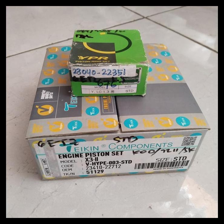 BEST DEAL PISTON SET RING PISTON SEKER SEHER STD STANDAR HYUNDAI GETZ TIPE TEBAL
